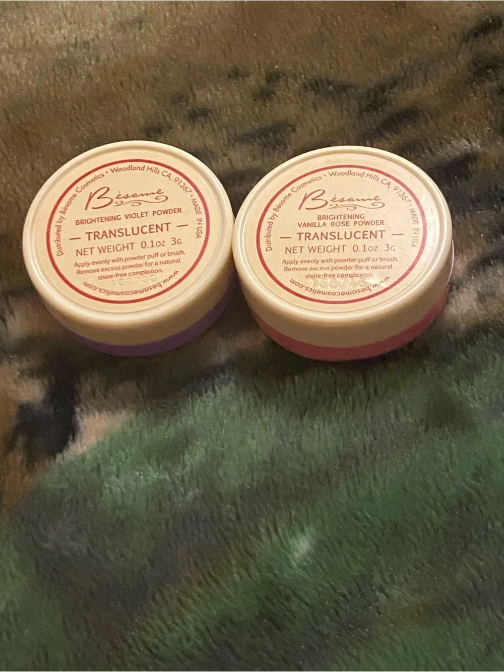 Set Loose Setting Powder Duo — Pink & Lavender